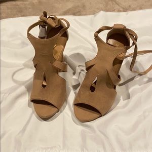 Lace up stiletto heels from Express. Size 6.